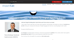 Desktop Screenshot of expattax.de